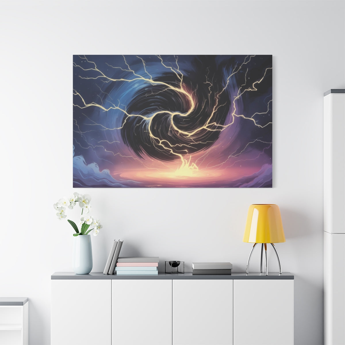 Celestial Vortex: Electric Explosion