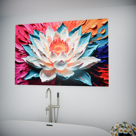 Eruption of Colors: Lotus in Full Bloom