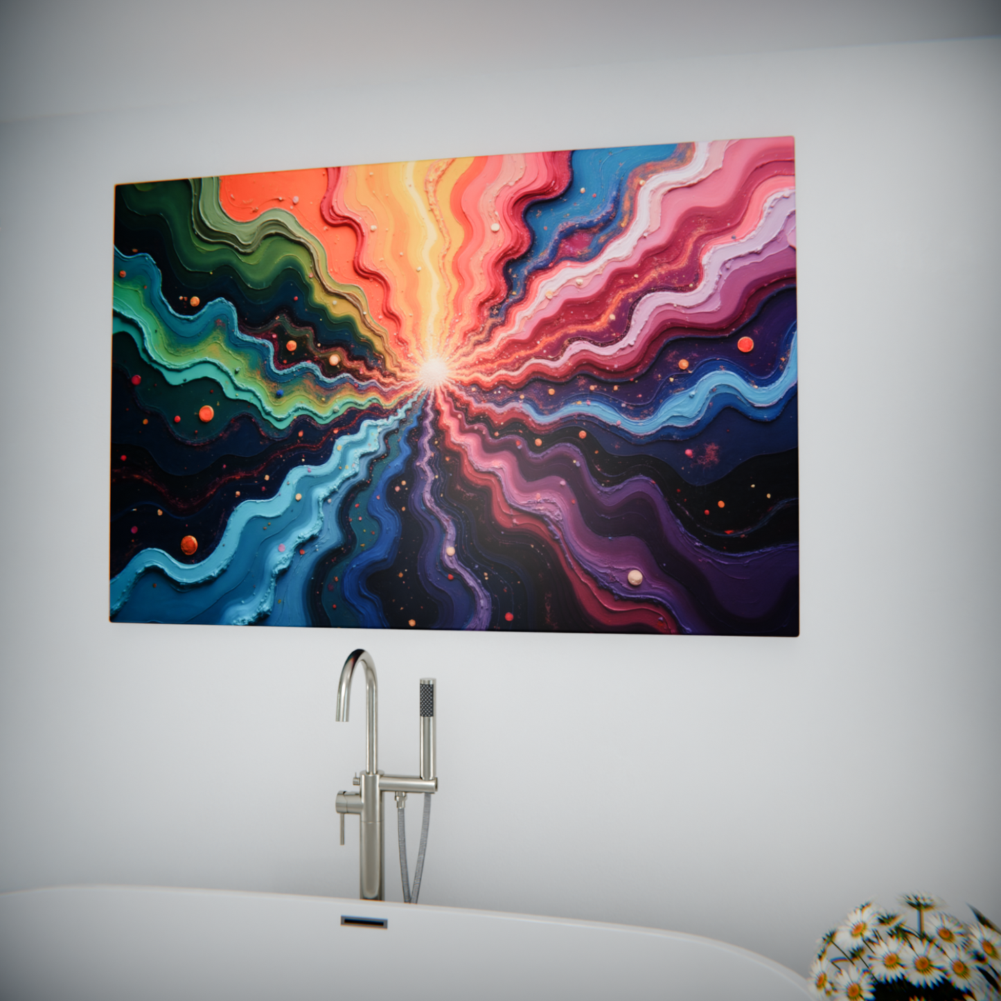 Vibrant Cosmic Eruption