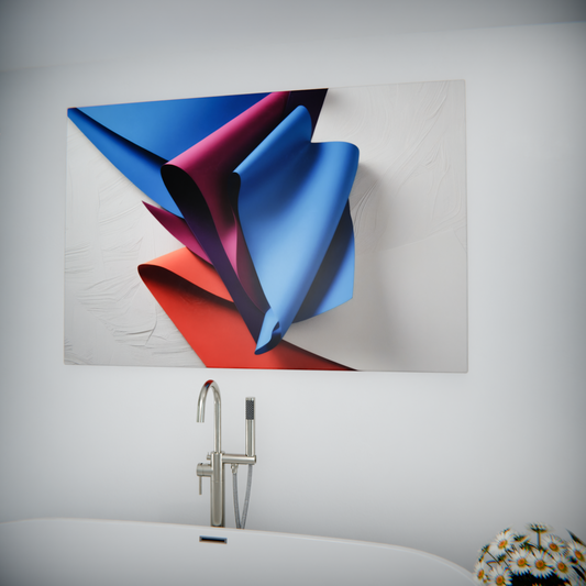 Vibrant Folds of Color