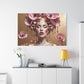 Golden Reverie: Blooming Dreams