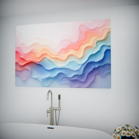 Waves of Colorful Serenity