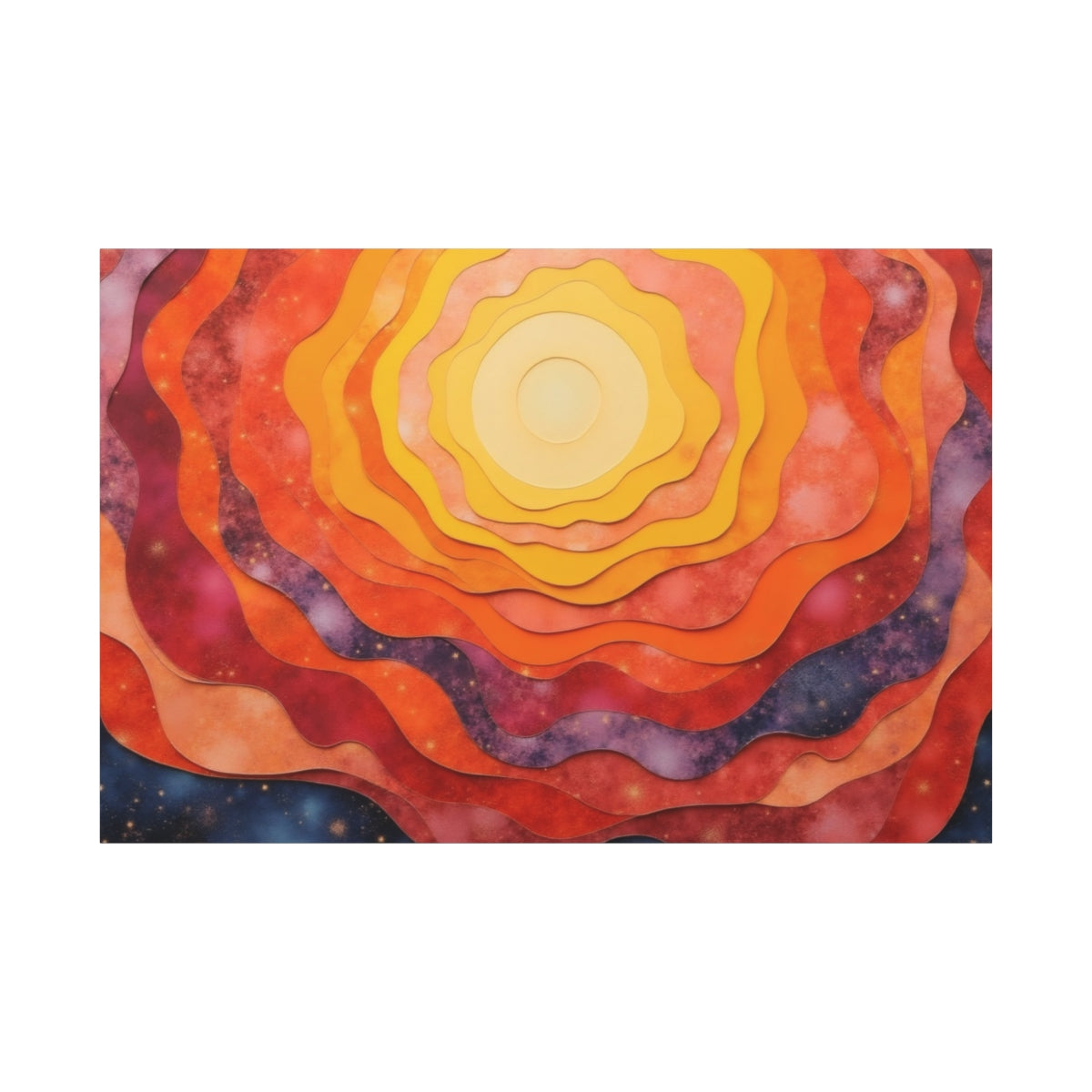 Eclipse of Color: Layered Sunset Hues