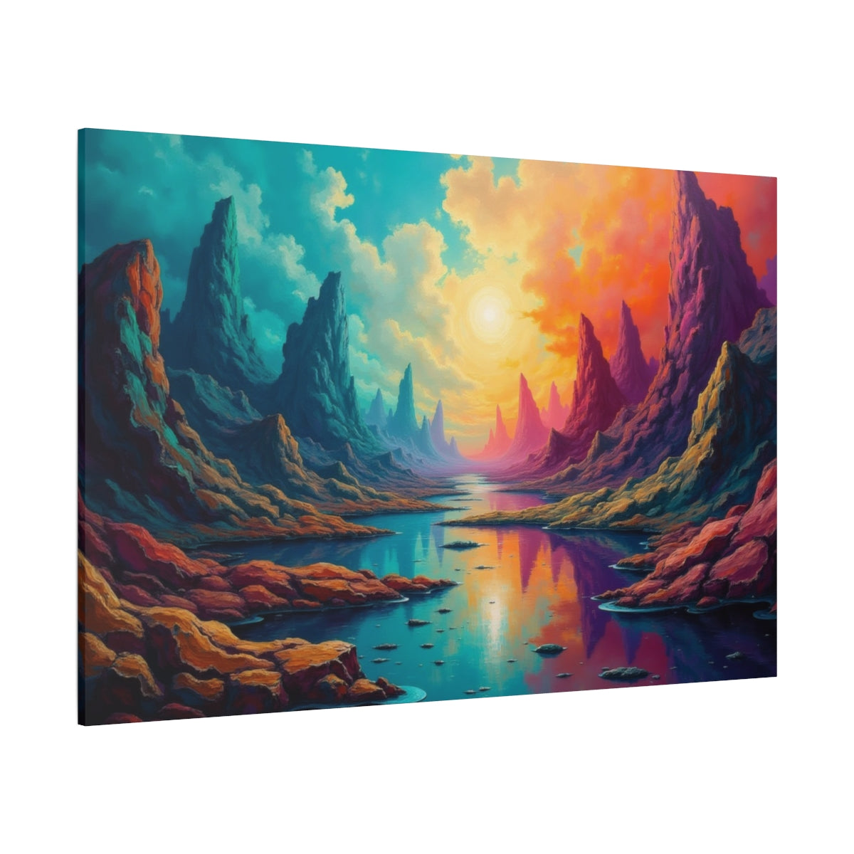 Fantastical Peaks at Dusk