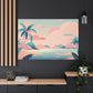 Tropical Serenity in Pastel Hues