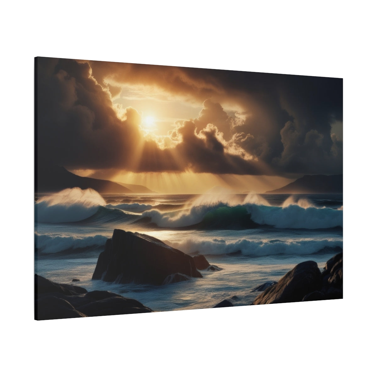 Oceanic Symphony at Sunrise