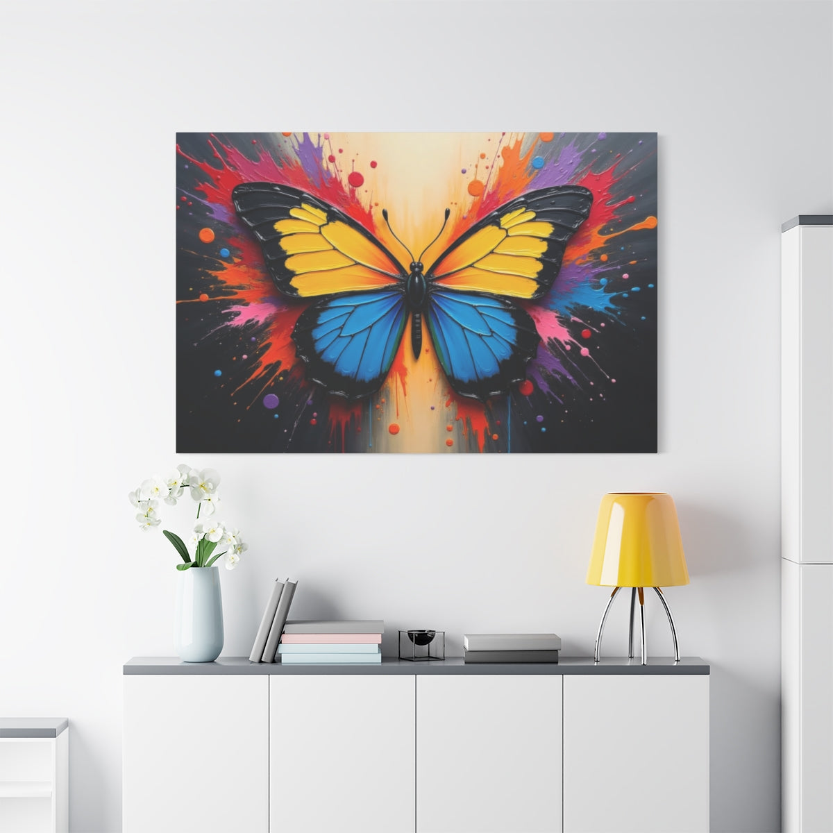 Vibrant Butterfly Explosion
