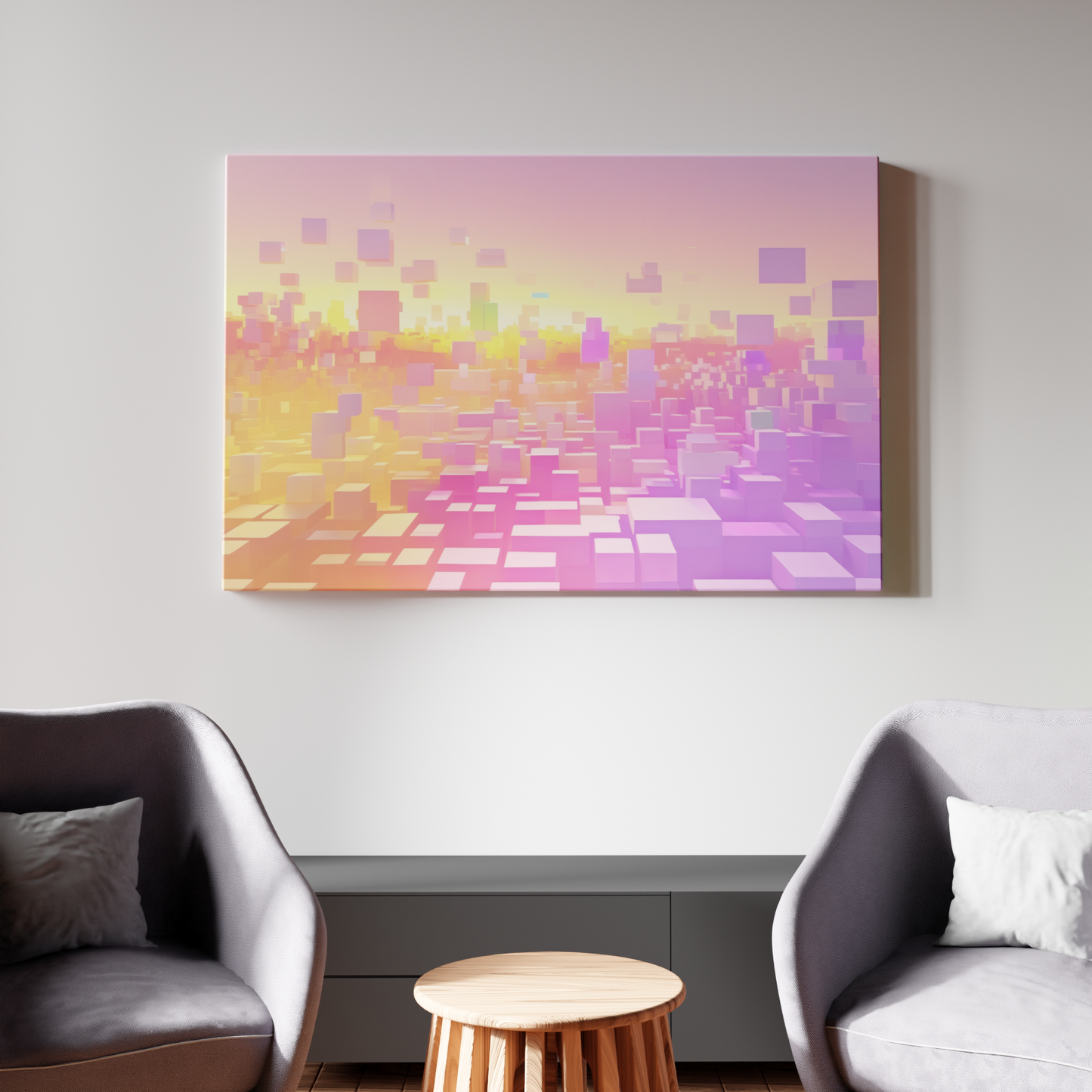Sunset in the Digital Skyline