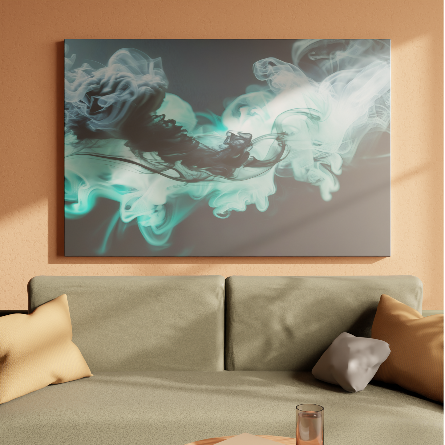 Dance of Smoke and Color