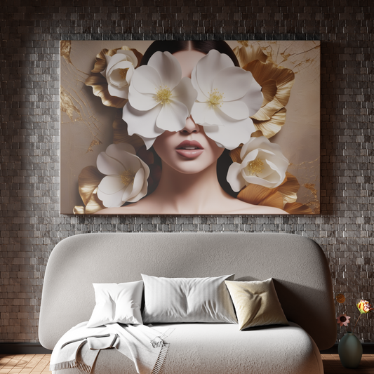 Gilded Petals of Perception