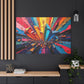 Explosive Spectrum: A Burst of Colorful Shapes