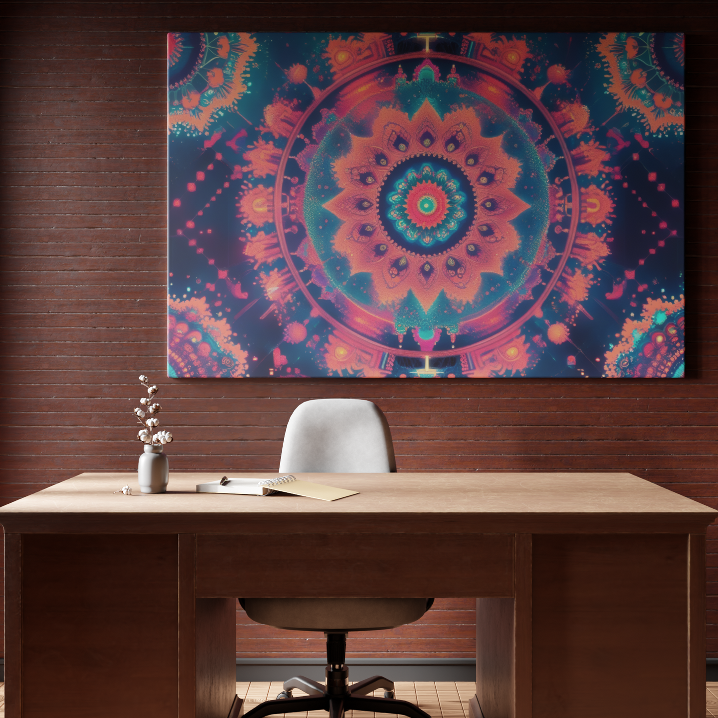 Vibrant Kaleidoscopic Dreamscape
