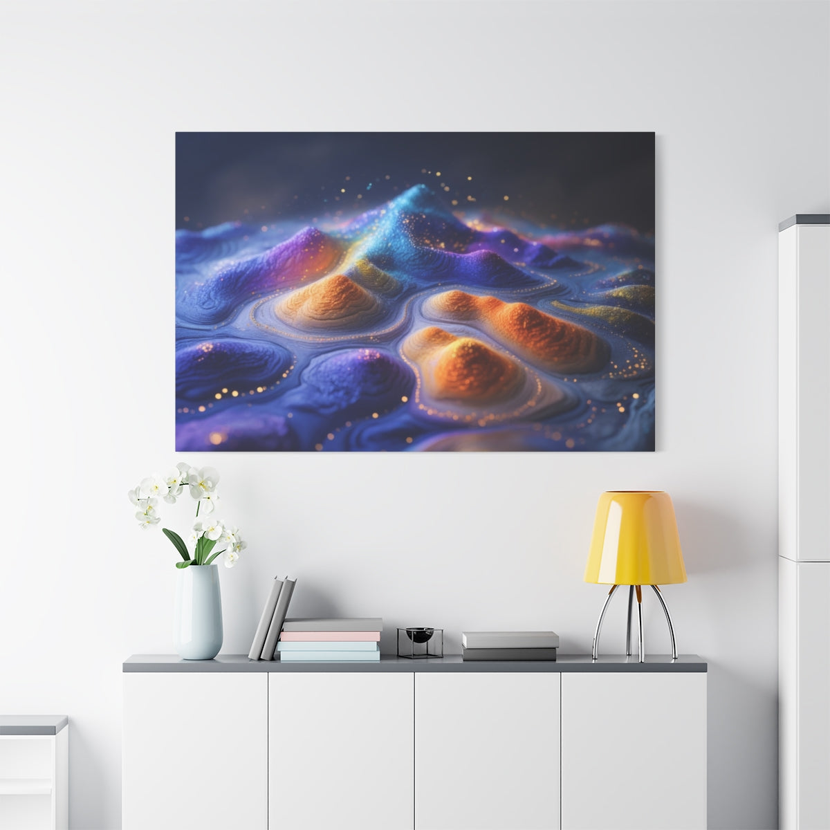 Galactic Terrains: A Cosmic Canvas