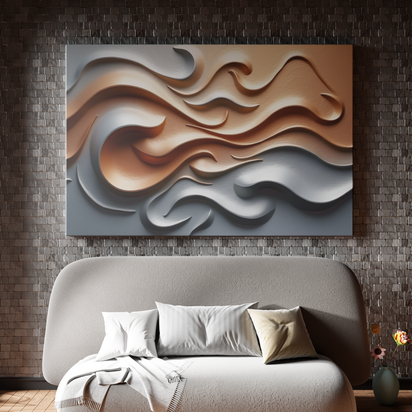 Sculpted Waves of Serenity