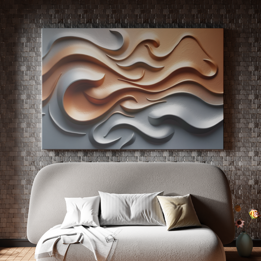 Sculpted Waves of Serenity