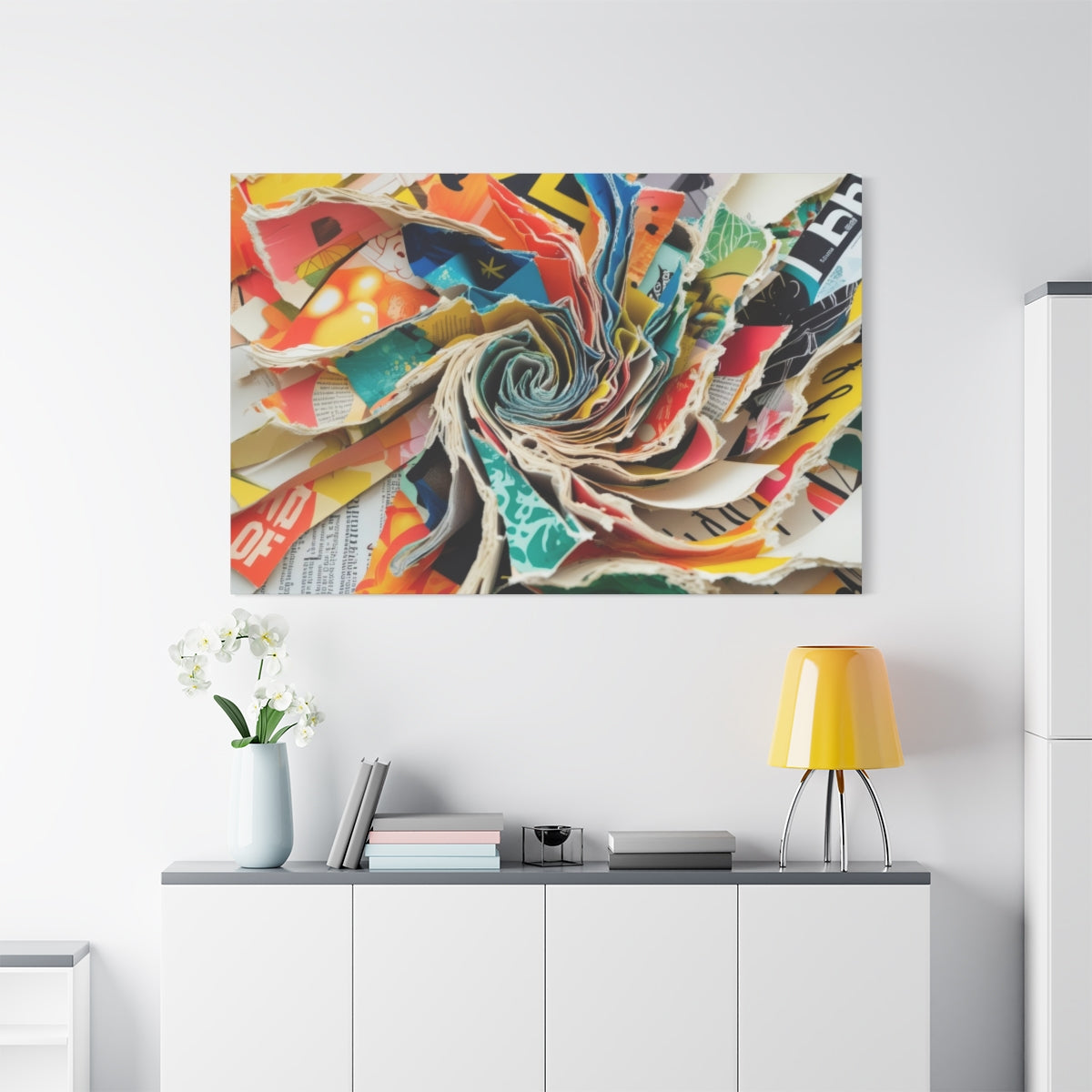 Vibrant Tornado of Colors