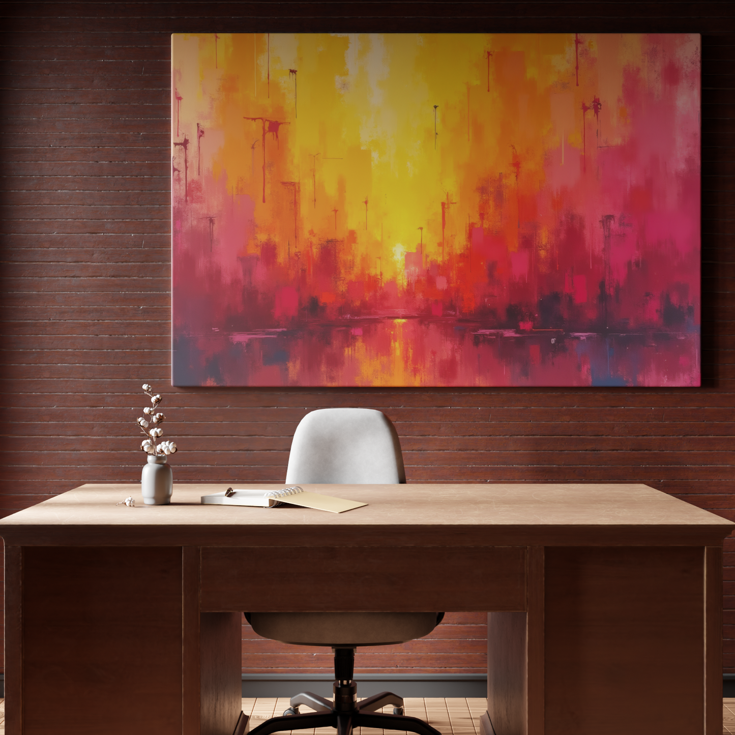 Sunset Symphony on Canvas