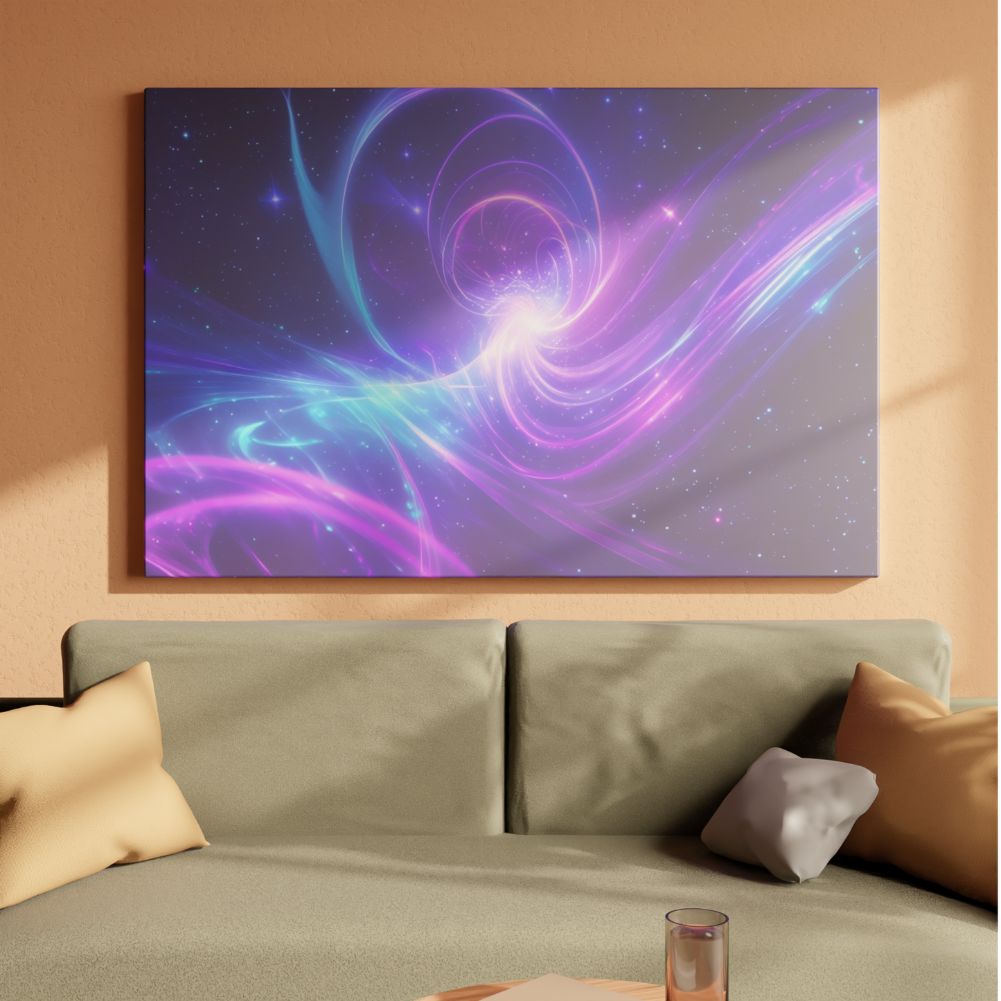 Cosmic Swirl: A Dance of Colors