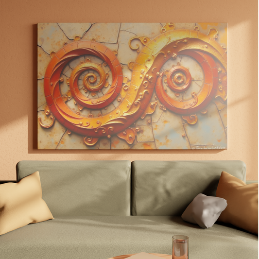 Bronze Swirl Symphony