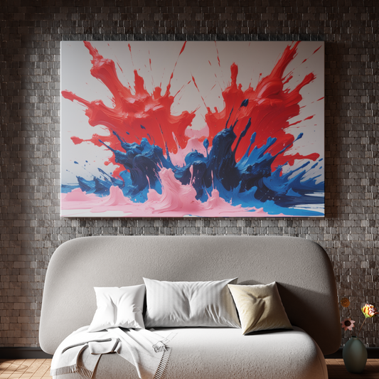 Vibrant Paint Splash Symphony