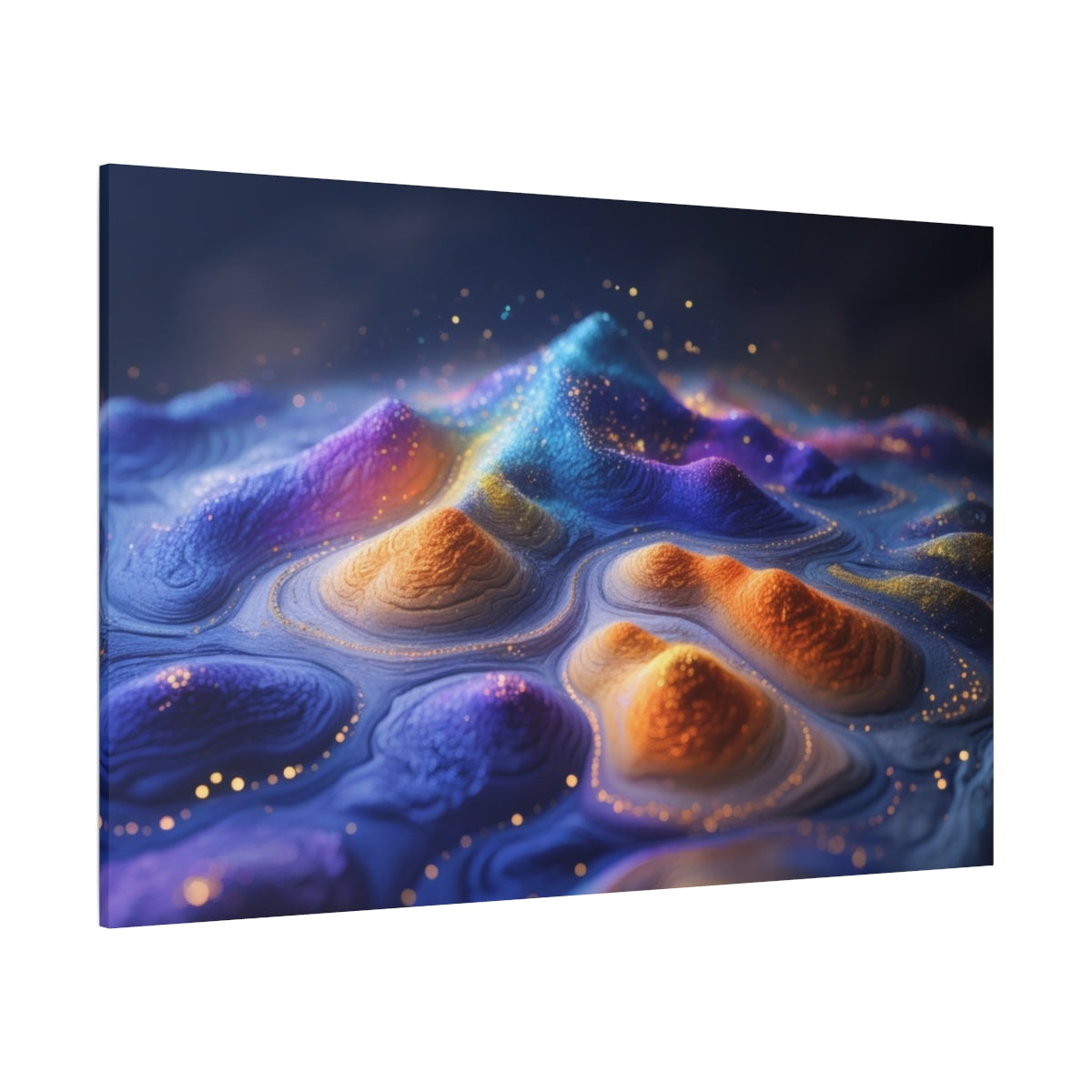 Galactic Terrains: A Cosmic Canvas