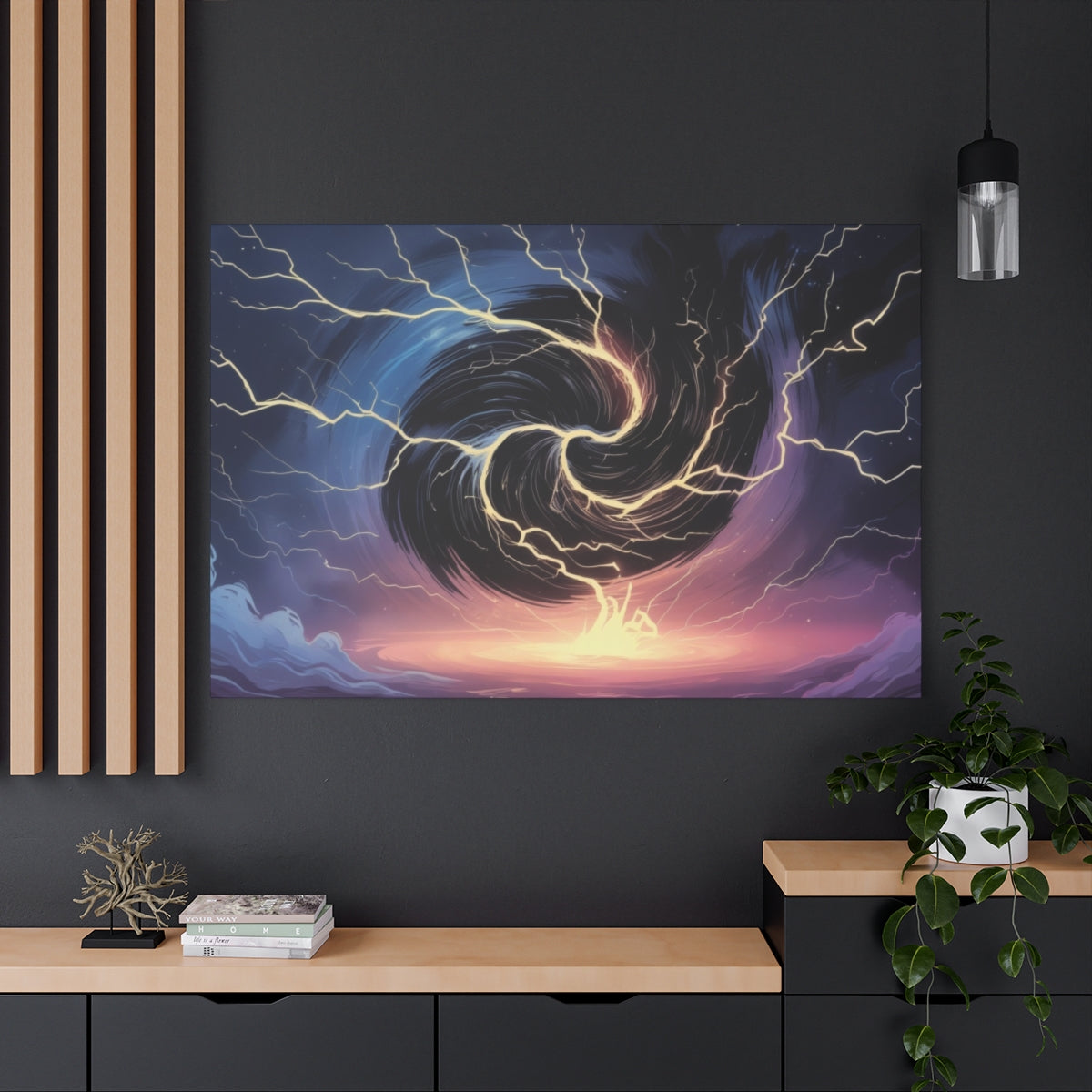 Celestial Vortex: Electric Explosion