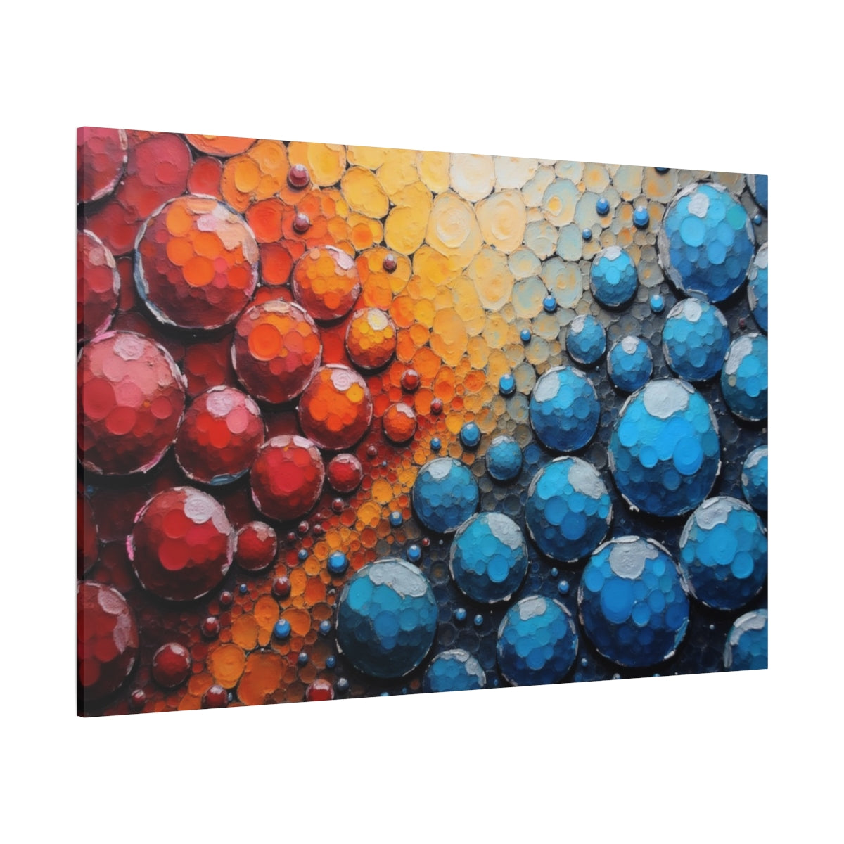 Chromatic Spheres Collision