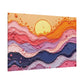 Sunset Symphony in Pastel Waves