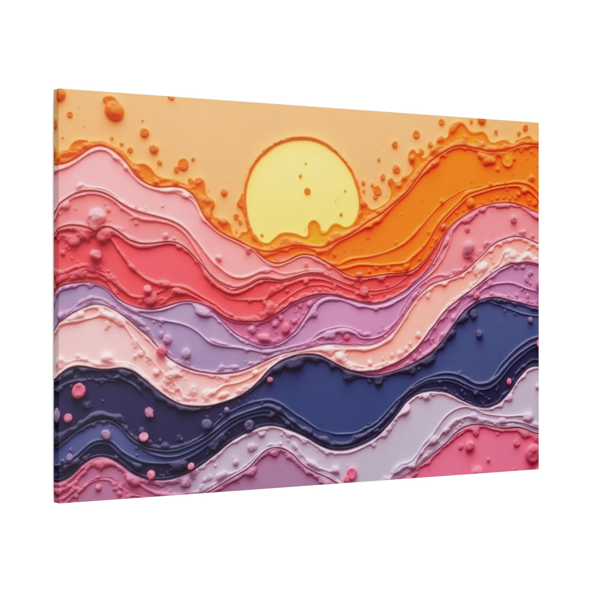 Sunset Symphony in Pastel Waves