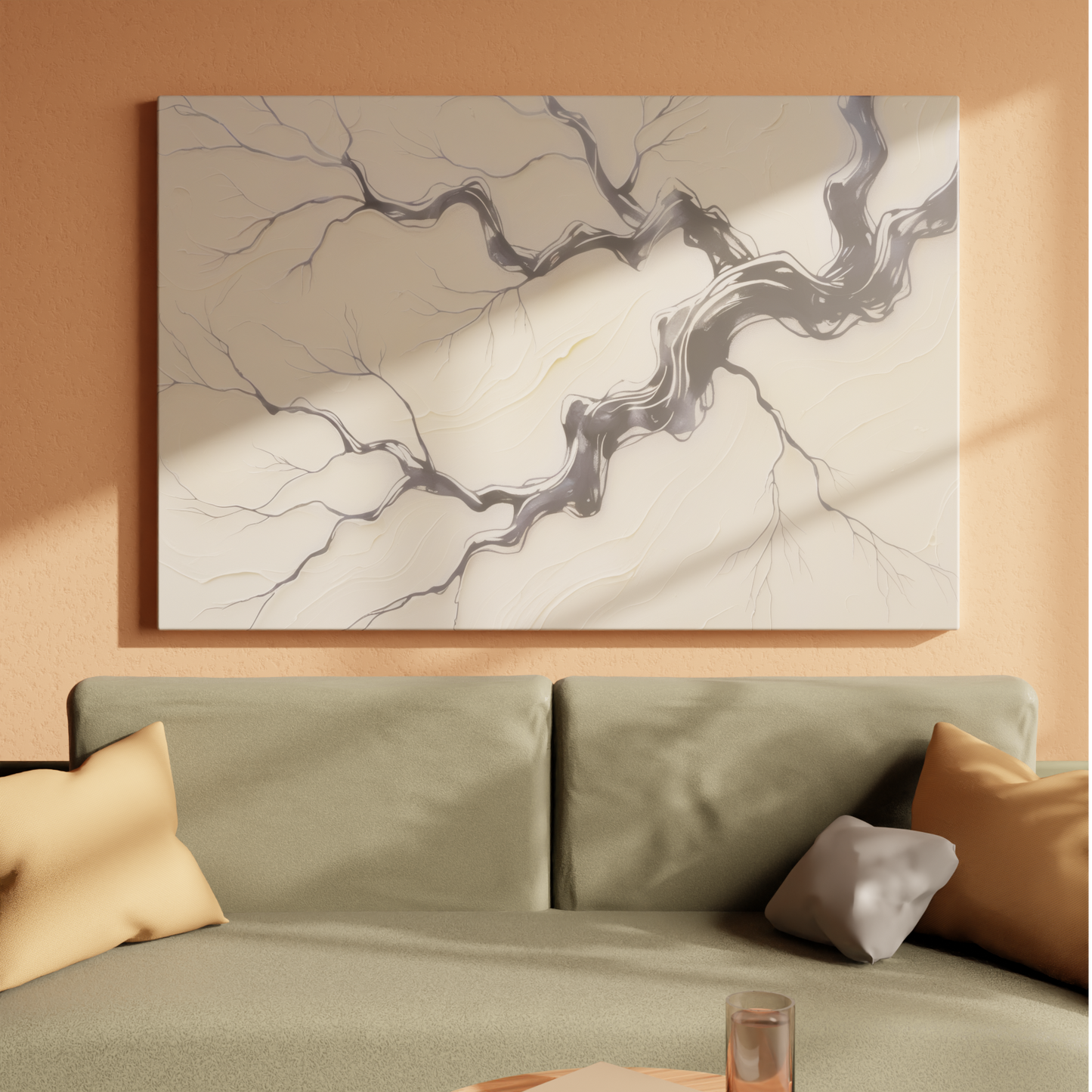 Ethereal Branches in Monochrome