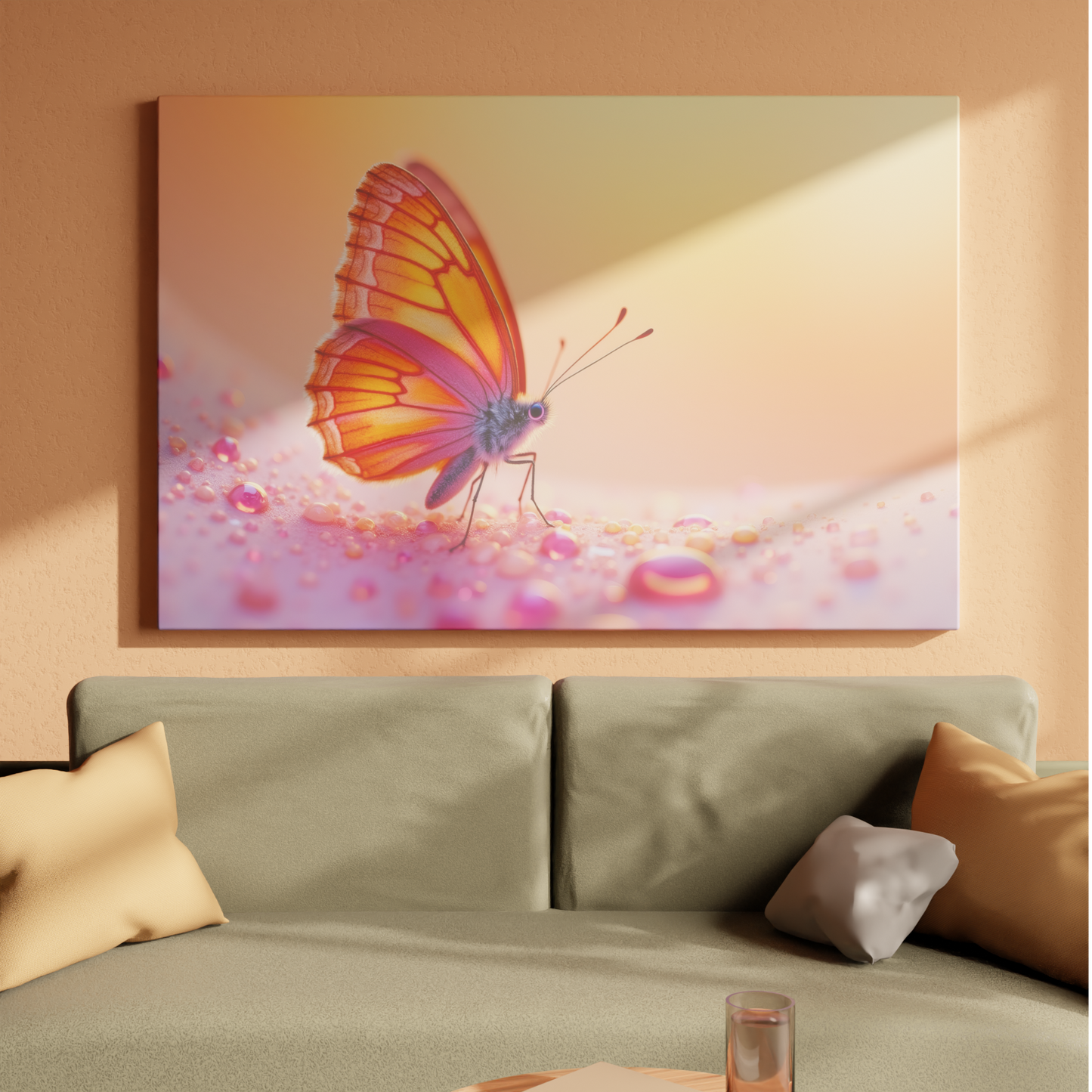 Golden Hour Butterfly Dream