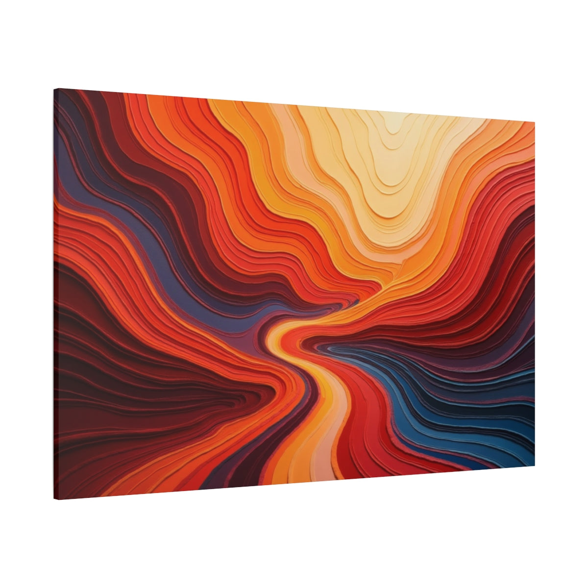 Flow of Fiery Hues