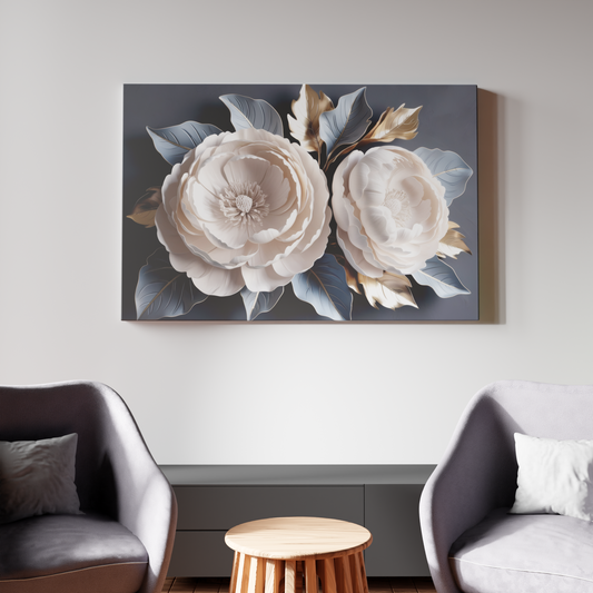 Blossoms in Metallic Hues