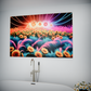 Neon Sunflower Symphony