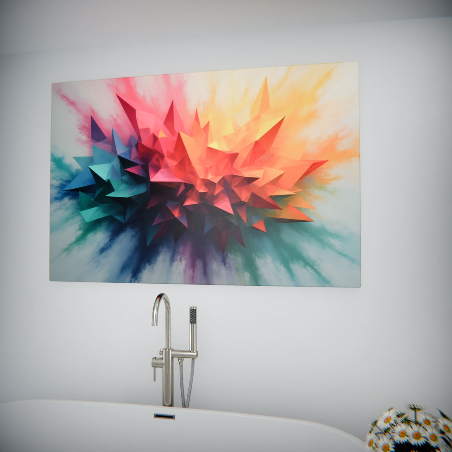 Colorful Geometric Burst