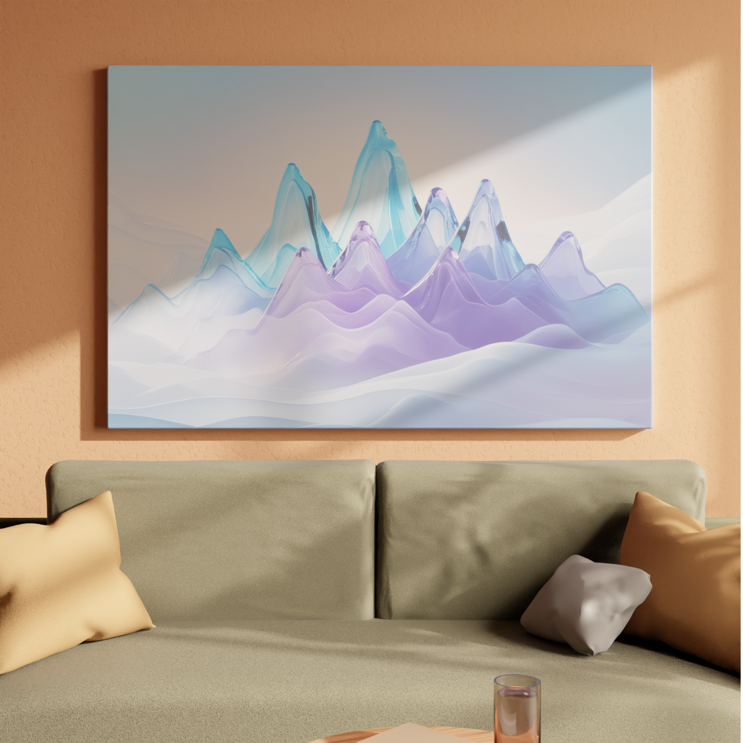 Ethereal Peaks of Glass