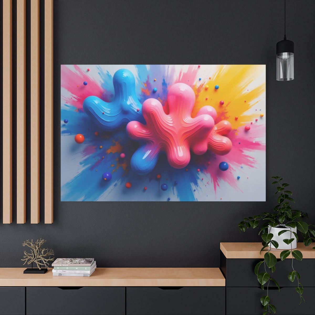 Burst of Colorful Energy