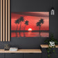 Crimson Sunset Oasis