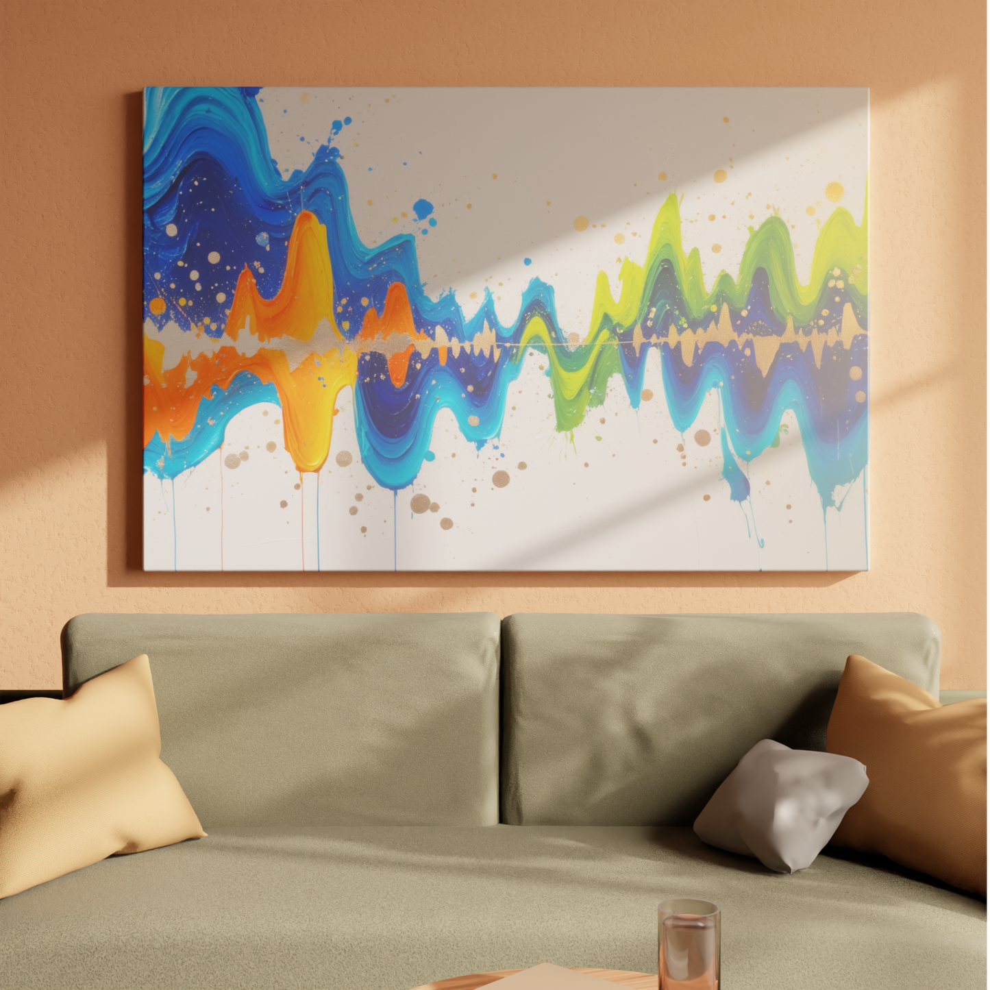 Vibrant Symphony of Waves