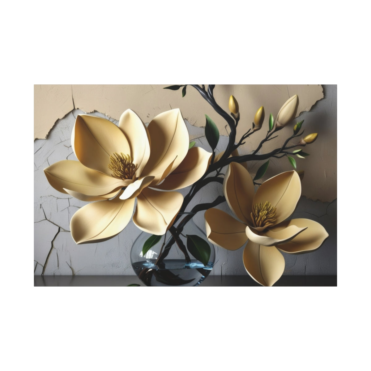 Delicate Blossoms in Glass
