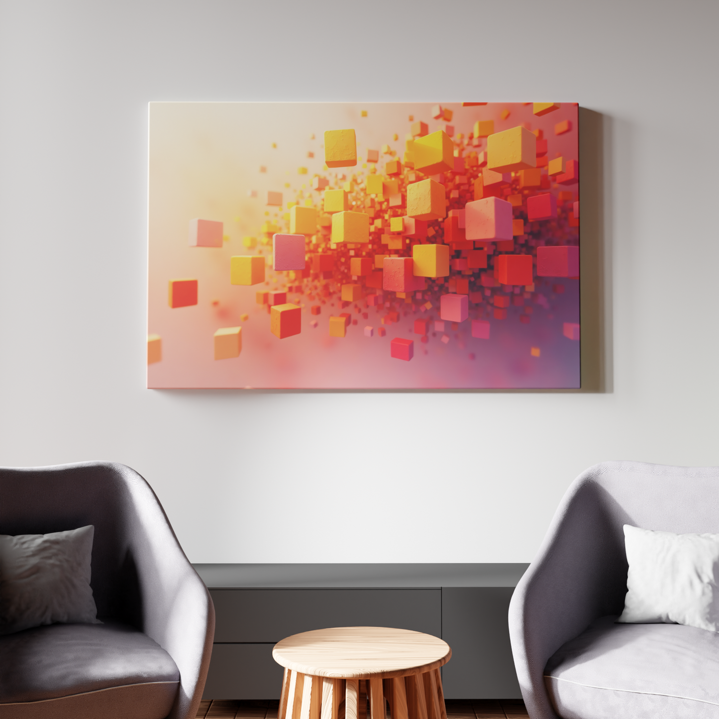 Spectrum of Cubes in Motion