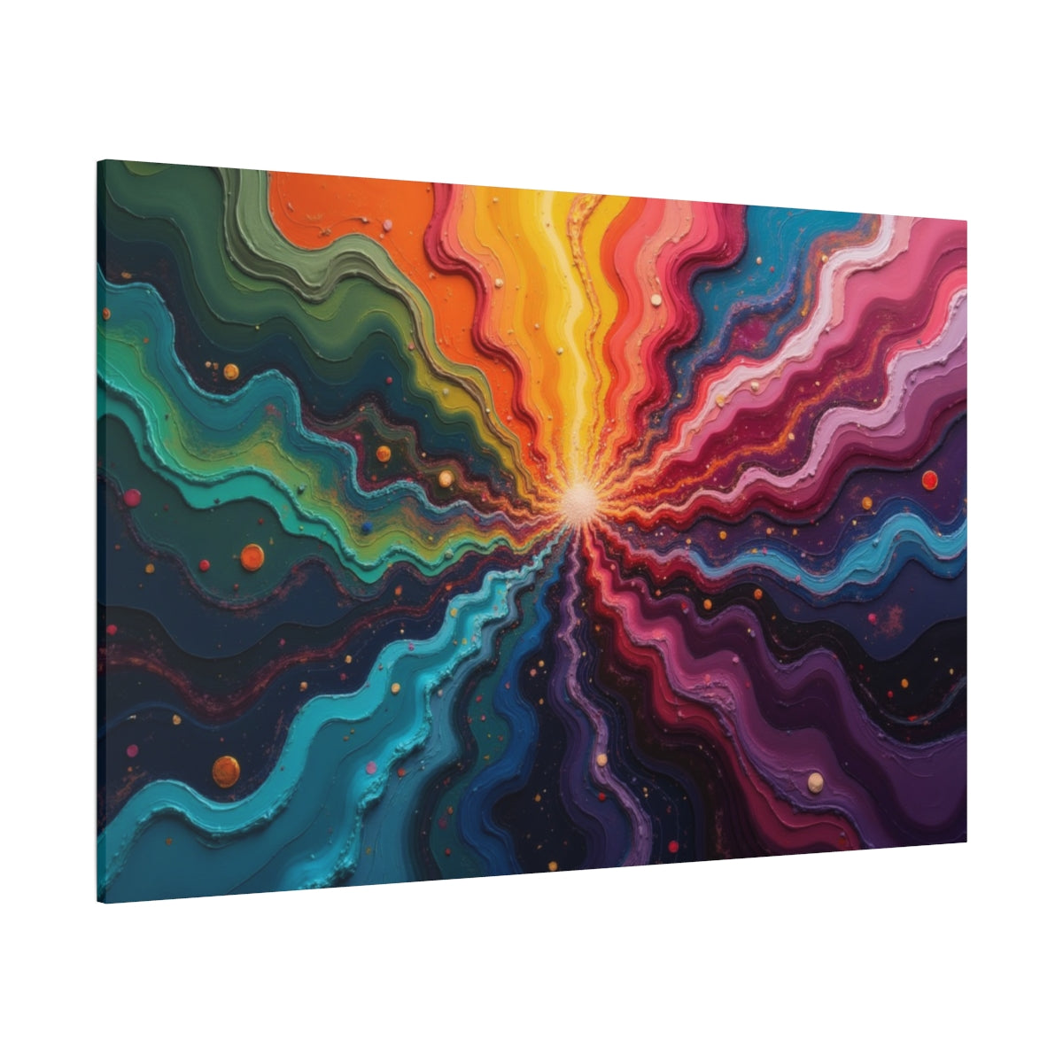 Vibrant Cosmic Eruption