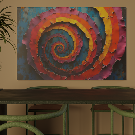 Vibrant Spiral Whirl