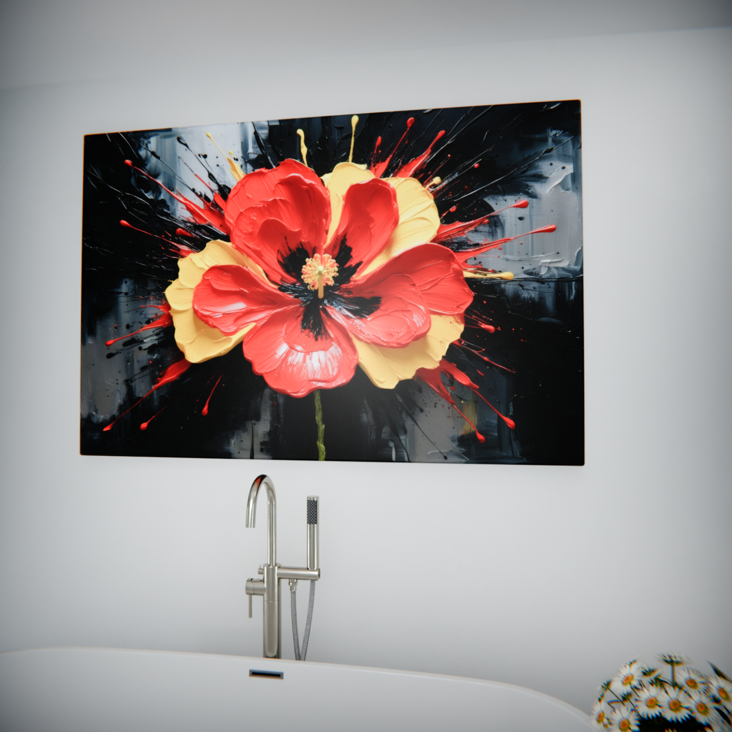Explosive Floral Elegance