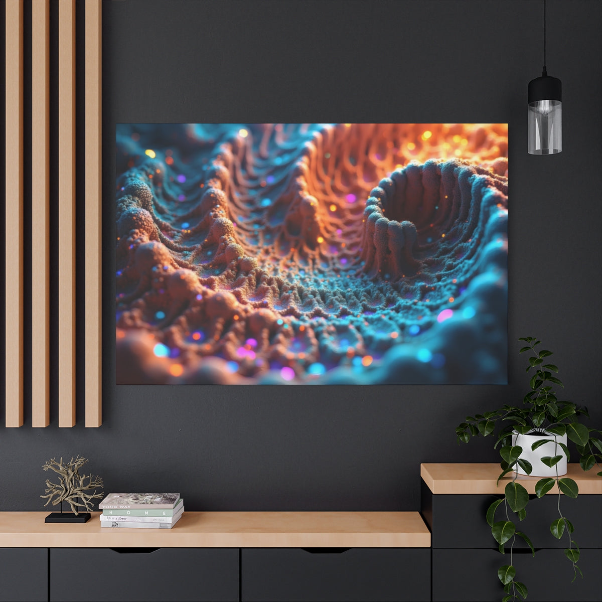 Cosmic Coral Dreamscape
