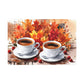 Autumn Aroma: Coffee & Crimson Leaves