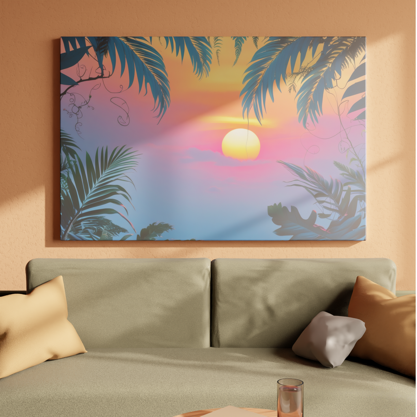 Tropical Sunset Serenity