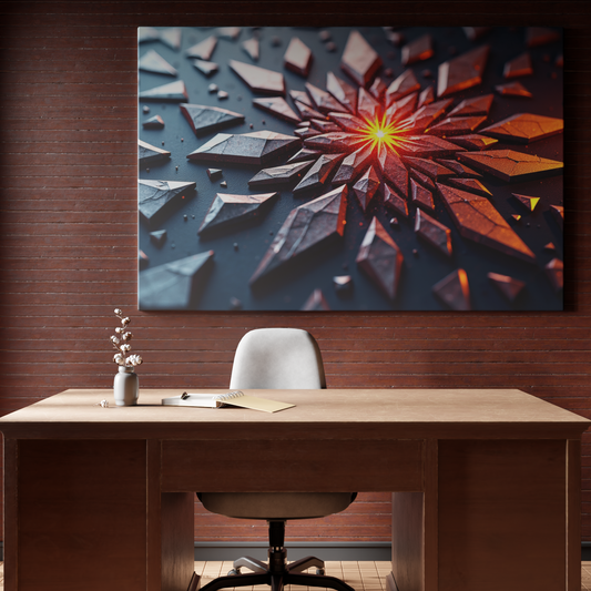 Geometric Solar Flare