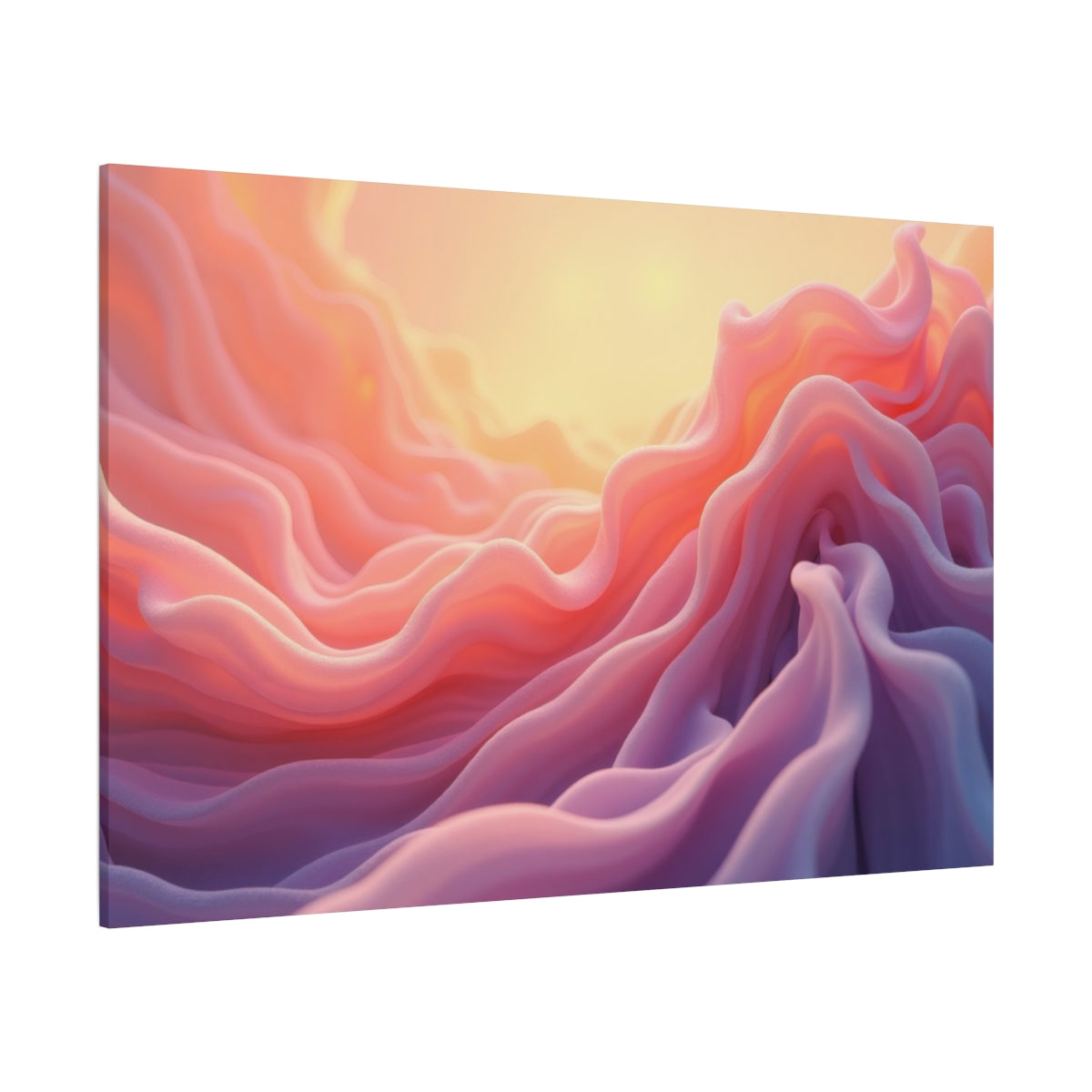 Sunset Waves of Fabric