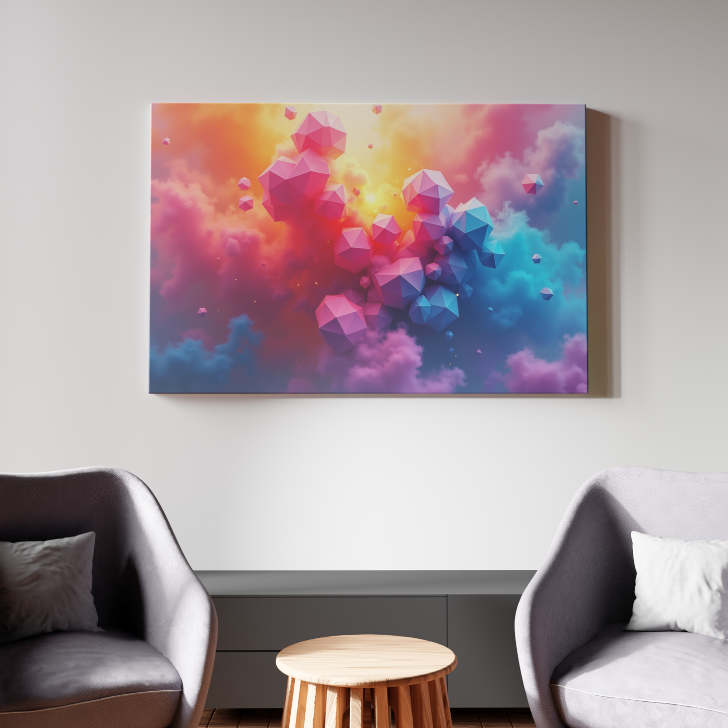 Geometric Journey Through Nebulous Skies